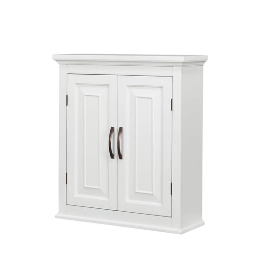 Home St. James Removable Wall Cabinet 2 Doors - White