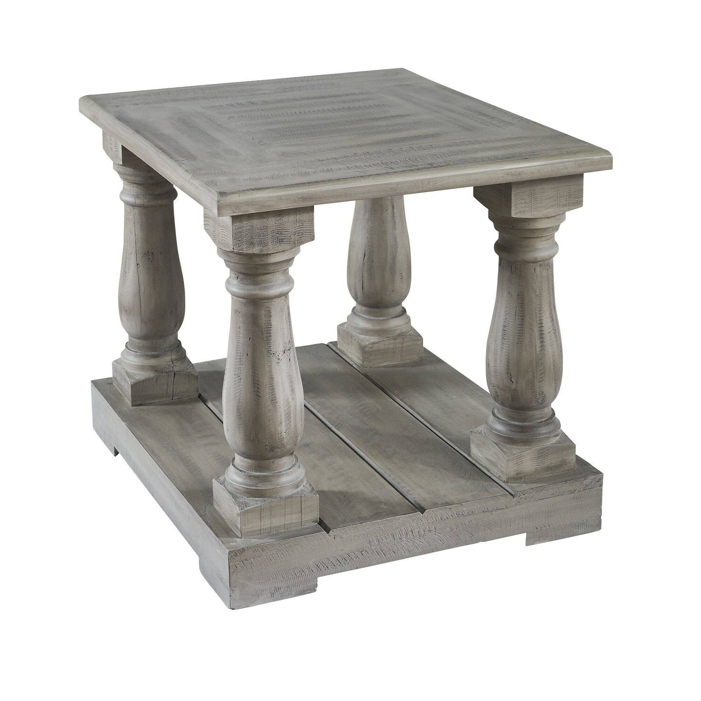 House Furnishings Baxter Four Pedestal End Table