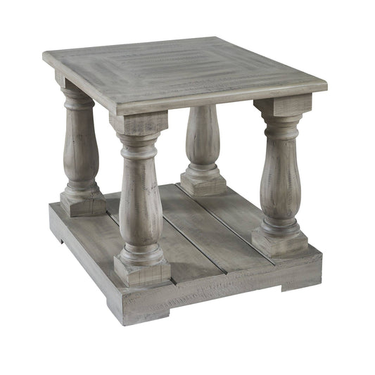 House Furnishings Baxter Four Pedestal End Table