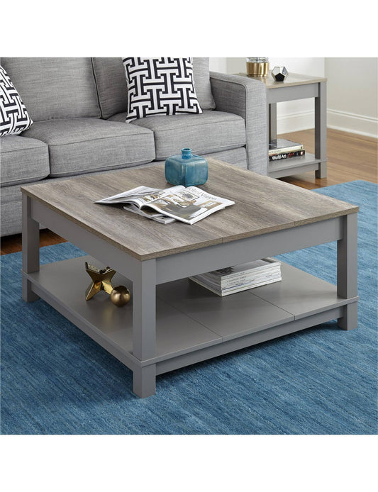 Home Carver Coffee Table Gray