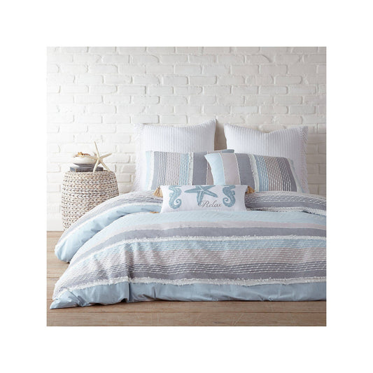 Home Santander Comforter Set, Grey, Full/Queen