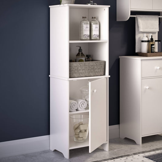Home Medford Tall Floor Cabinet - White