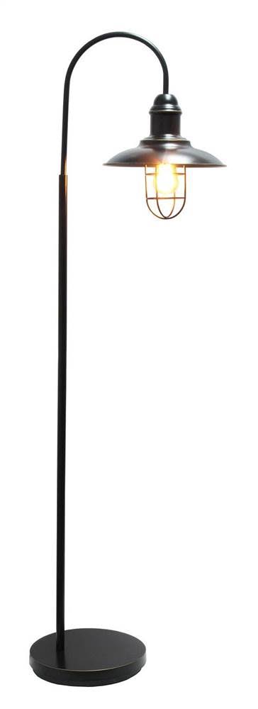 Home - Modern Farmhouse 1 Light Floor Lamp - Restoration Bronze