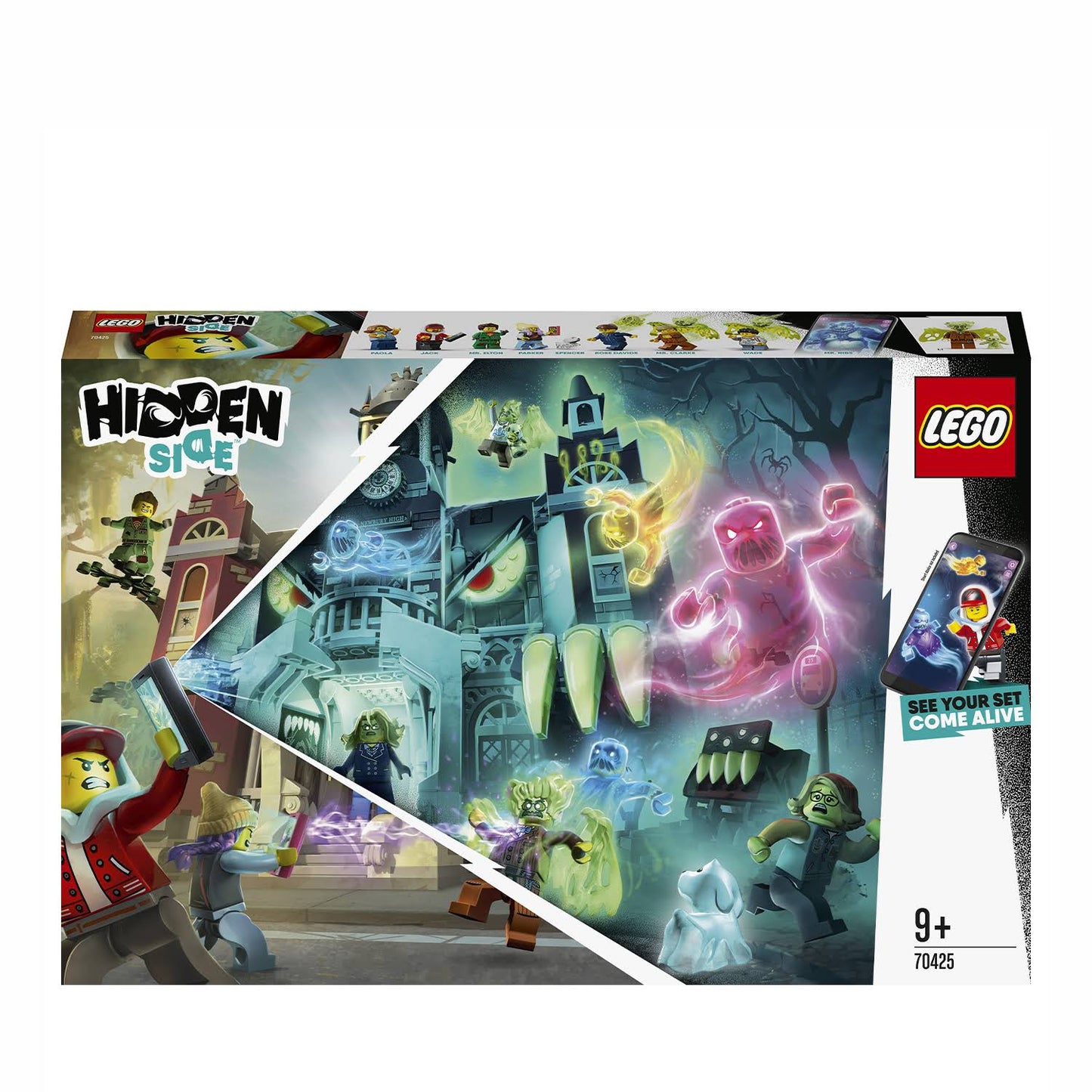 Hidden Side Newbury Haunted High School 70425 Building Kit, School Playset