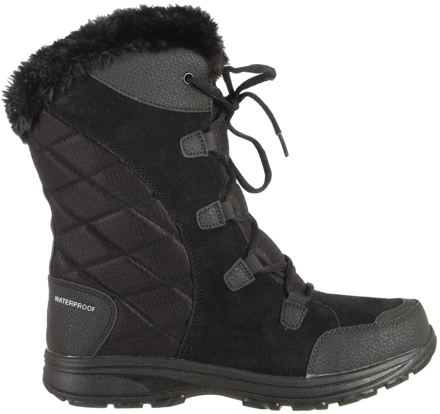 Ice Maiden 2 Women's Winter Snow Boot Shoe, Dark Grey, 9