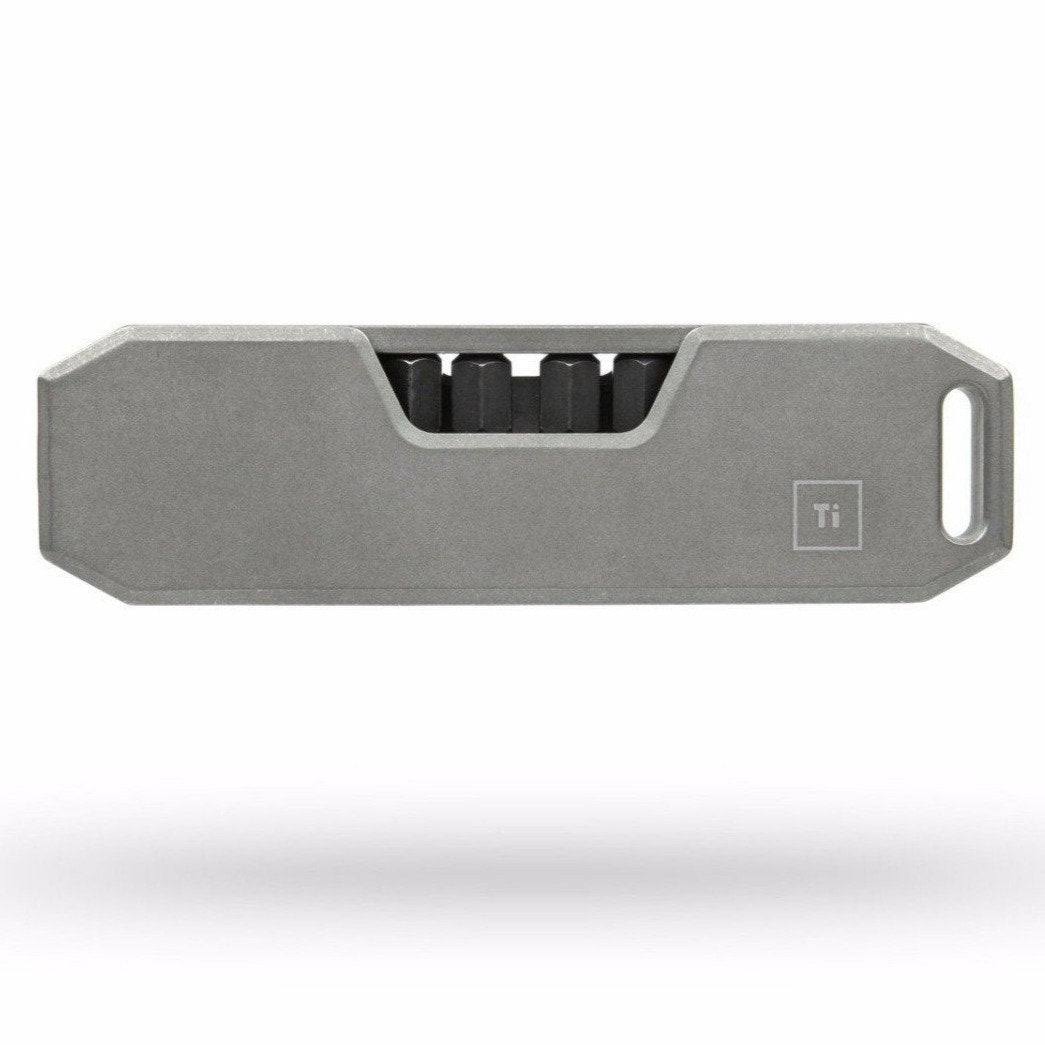 Idea Design Bit Bar : The Pocket Friendly Edc Screwdriver - Grade 5 Titanium (Stonewashed)