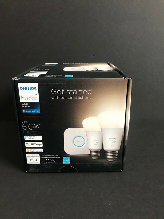 Hue A19 Bluetooth 75w Smart Led Starter Kit - White