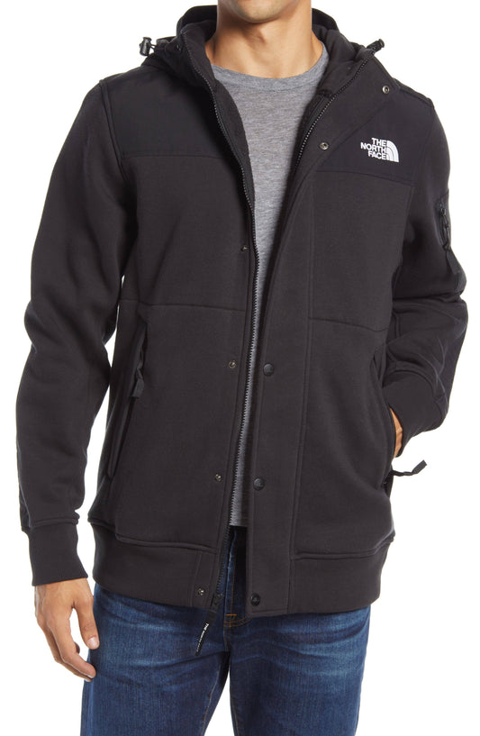Highrail Fleece Jacket - Men's - Tnf Medium Grey Heather / Tnf Black - Large