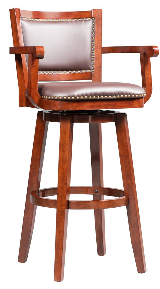 Home Co Cammy Swivel Bar Stool Color Cherry