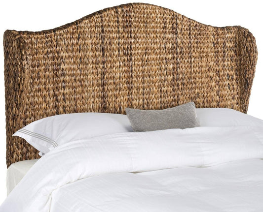Home Collection Nadine Brown Winged Headboard, Full