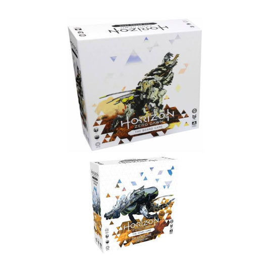 Horizon Zero Dawn Board Game With The Sacred Land Expansion Bundle (2 Items)