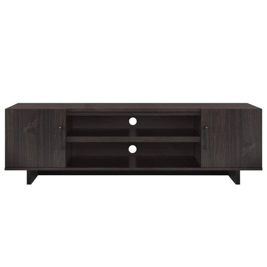 Home Julia 60 In. Espresso Tv Stand For Tvs Up To 65 In, Brown