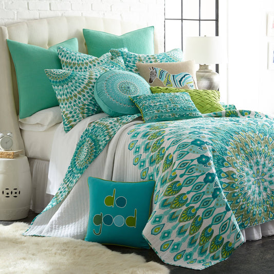 Home Mirage Quilt Set, Full/Queen
