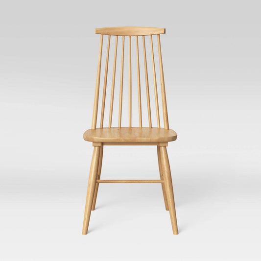 High Back Windsor Dining Chair Natural -
