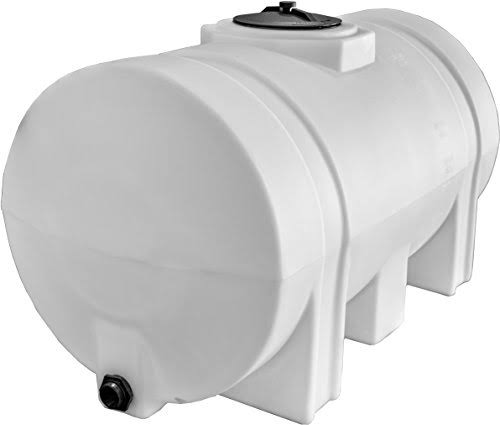 Horizontal With Legs Polyethylene Water Tank, 65 Gallon