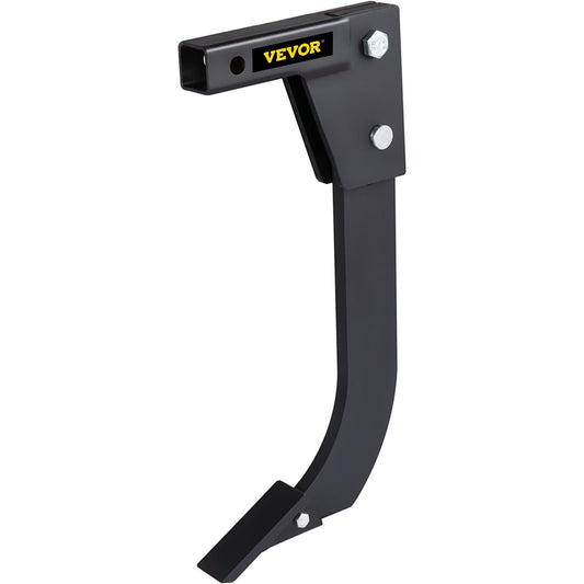 Hitch Mounted Ripper, 18" Shank Length Box Scraper Shank, 4 Holesite Box Blade For Tractor, 2 Locating Pins Ripper Shank