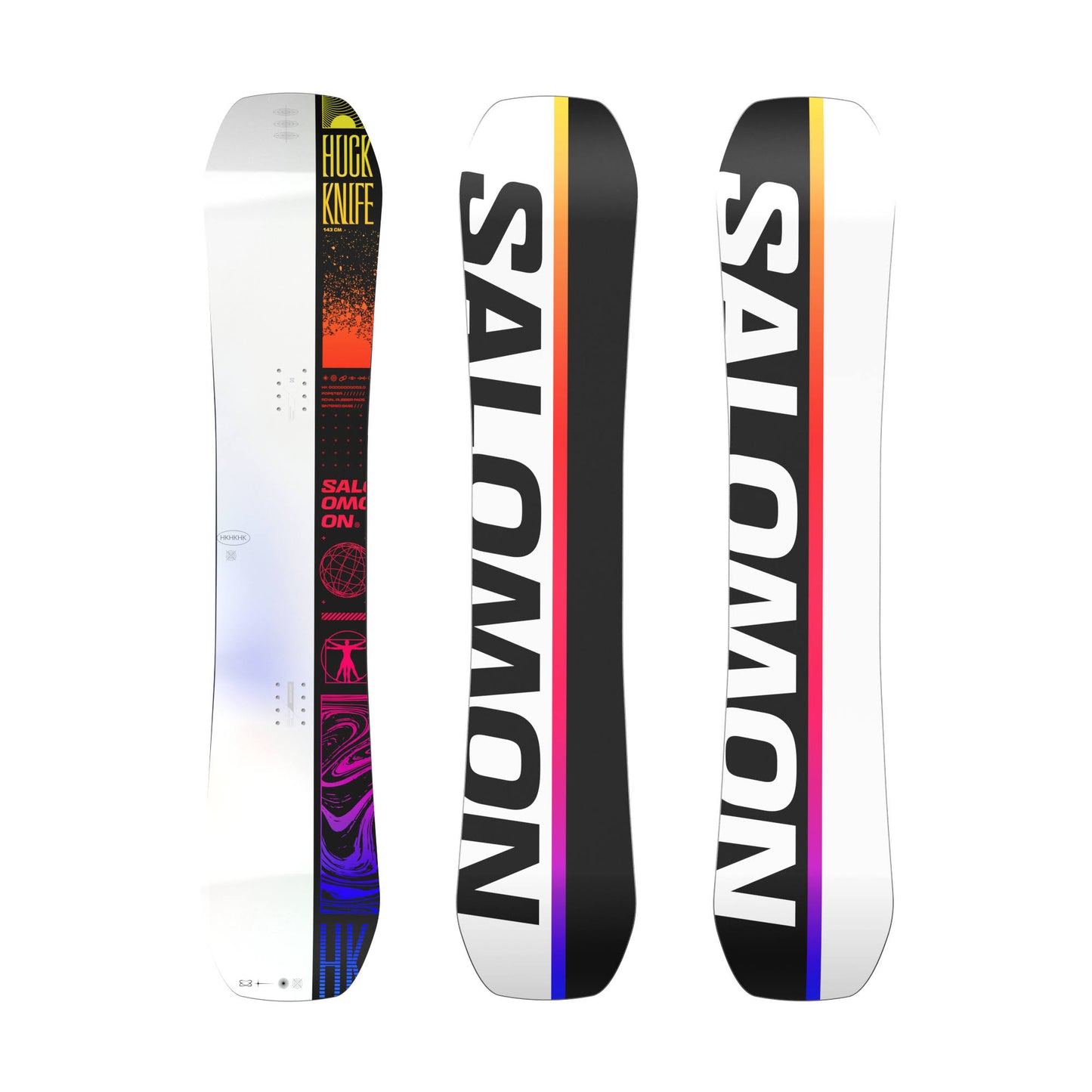 Huck Knife Grom Snowboard Multicolor 135