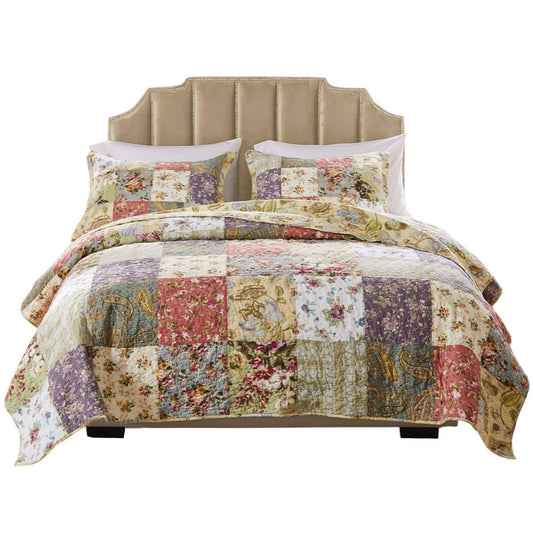 Home Blooming Prairie Full/Queen Quilt Set