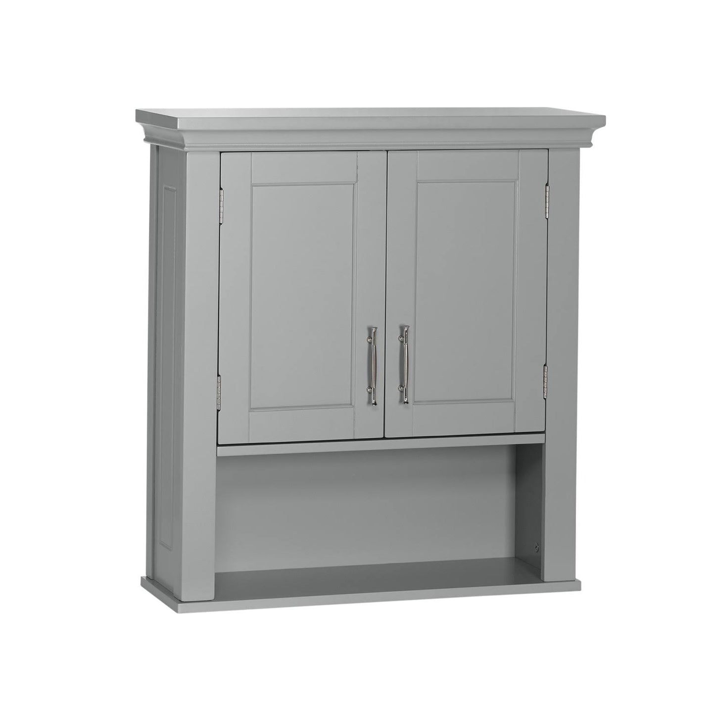 Home Somerset Storage Wall Cabinet, Gray