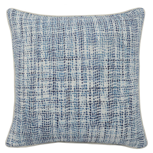 Home Baxter Woven 22" Throw Pillow, Blue