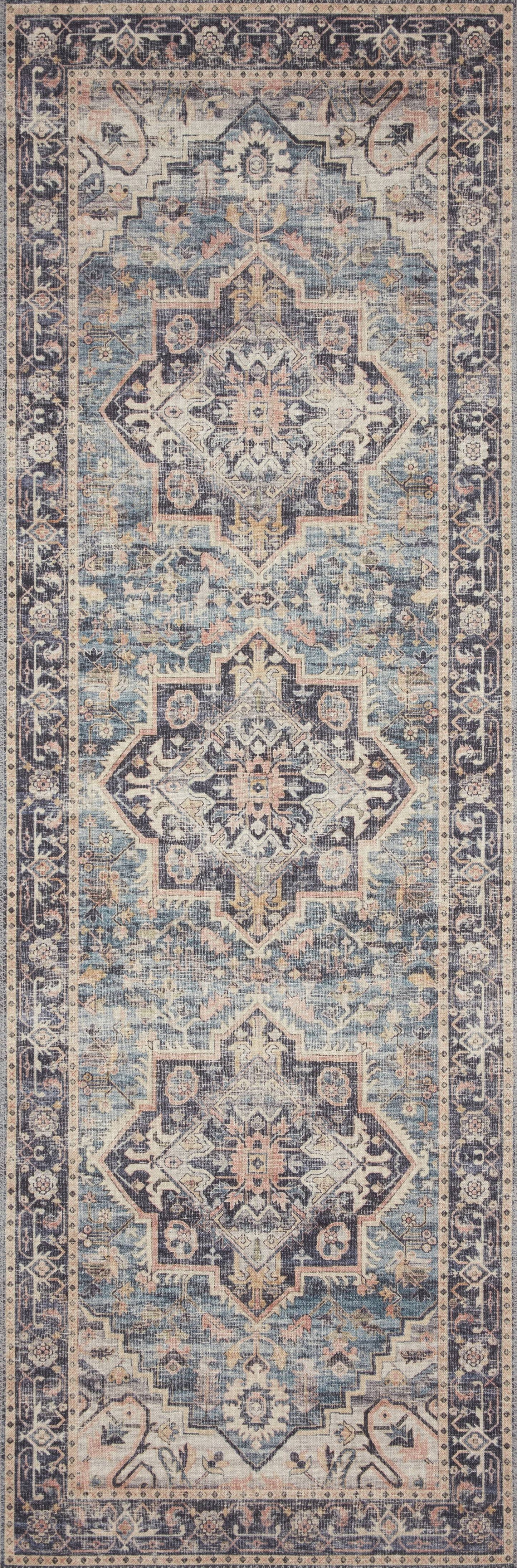 Ii Hathaway Hth-01 Navy Multi Rug - 7 Ft 6 In X 9 Ft 6 In