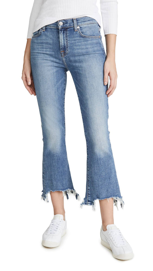 High Waist Slim Kick Jeans Vintage 27