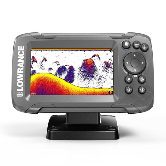 Hook²-4x 4" Bullet Fishfinder Transom Mount Bullet Skimmer Transducer