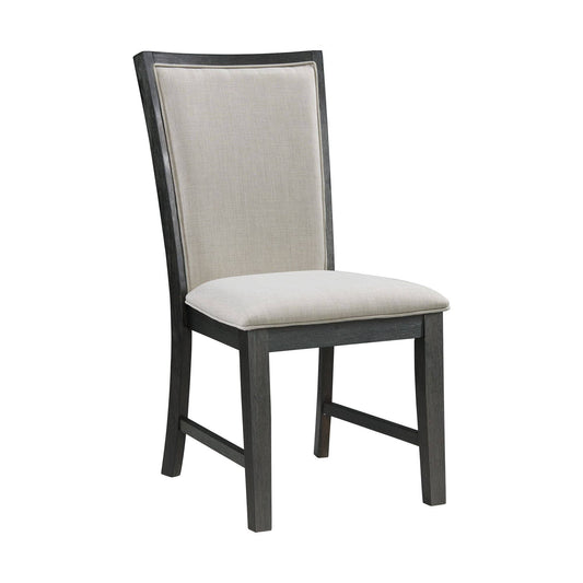 House Jasper Dining Slat Back Side Chair Set In Black