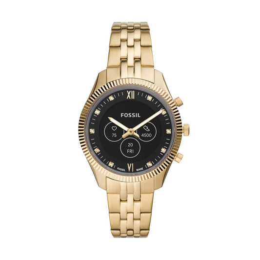 Hybrid Smartwatch Hr Scarlette Gold-Tone Stainless Steel Ftw7045