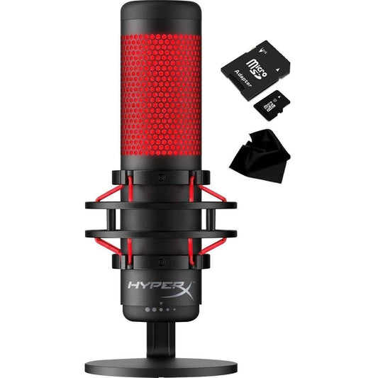 Hyperx - Quadcast Usb Multi-Pattern Electret Condenser Microphone | 2020 Edition | For Ps4, Pc And Mac | Pop Filter | Anti-Vibration Shock Moun