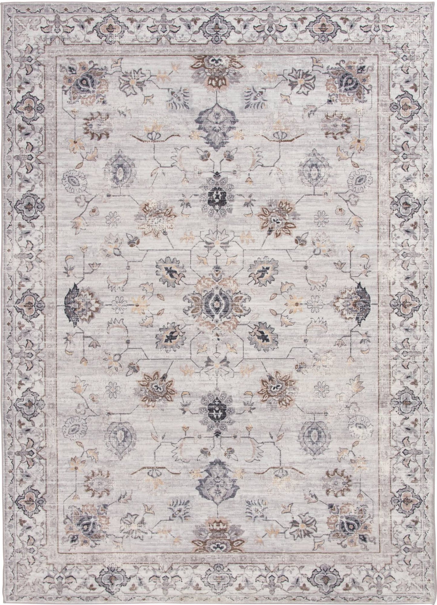Homes & Gardens Persian Faux Fur Area Rug, Multi, 5'X7'