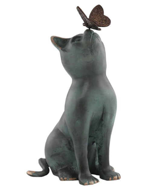Home 21100 Curiosity Garden Cat Sculpture