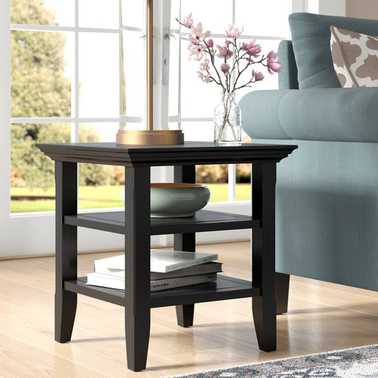 Hill Pegram Solid Wood End Table Color: Light Golden Brown