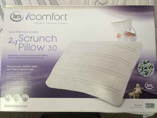 Icomfort 3.0 Queen Scrunch Pillow