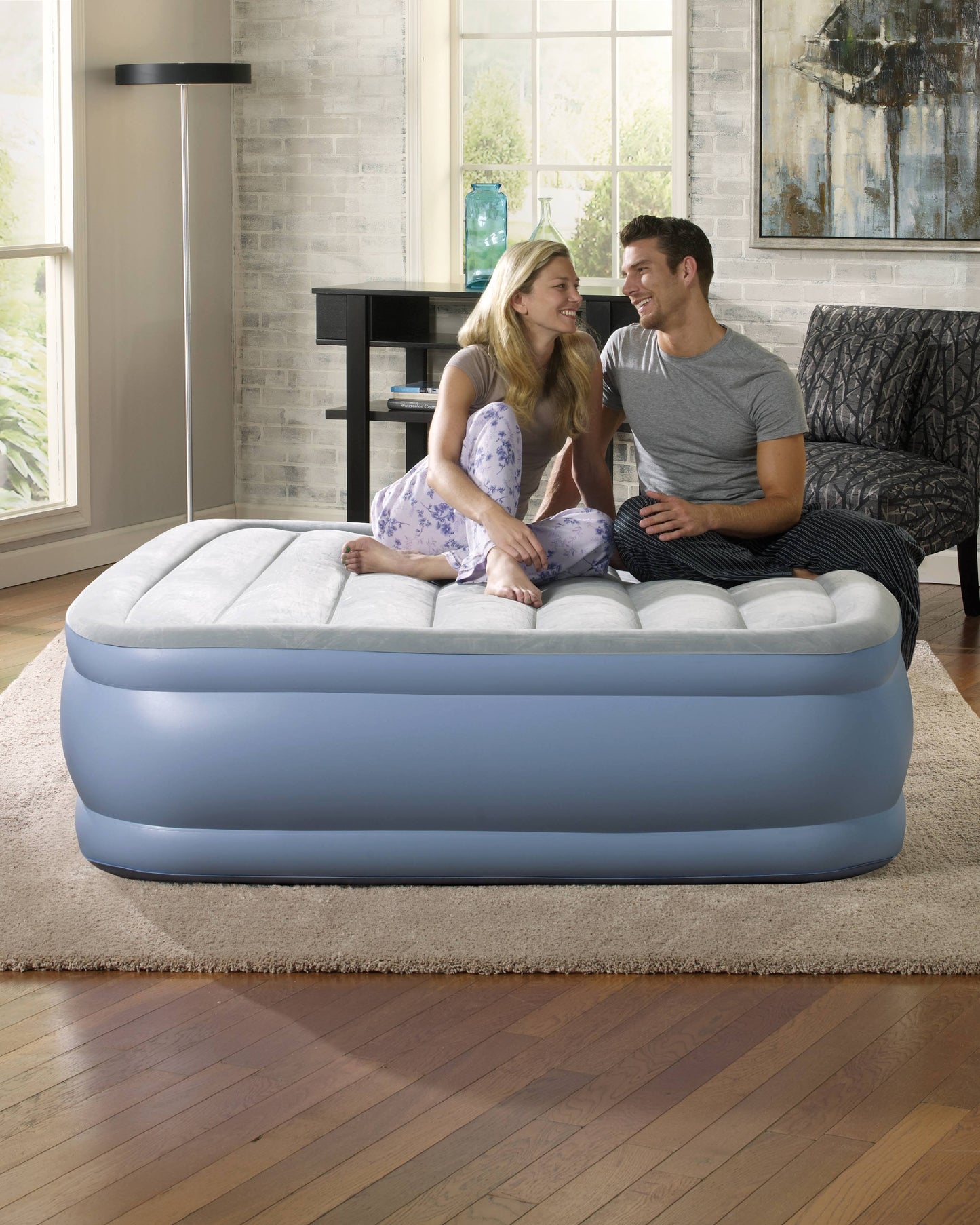 Hi Loft Raised Air Mattress With Express Pump 1 Each Full