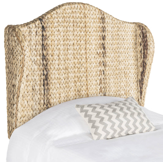 Home Collection Nadine Winged Headboard, Natural, Twin