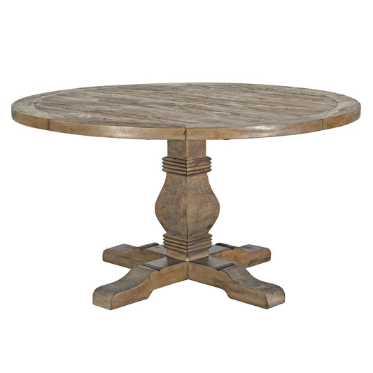 Home Quincy 55" Round Dining Table Nordic Ivory