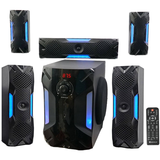 Hts56 1000w 5.1 Channel Home Theater System/Bluetooth/Usb+8 Subwoofer
