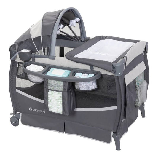 Ii Nursery Center Portable Playard - Misty Gray
