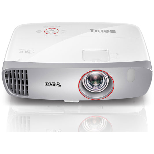 Ht2150st 1080p Short Throw Home Theater Projector, 2200 Lumens, Low Input Lag - White/Silver
