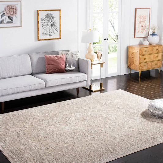 Hill Power Loom Beige/Cream Rug Ophelia Rug Size: Rectangle 5'1" X 7'6"