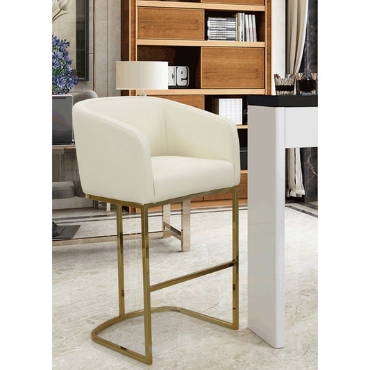 Home Cream Tess Bar Stool