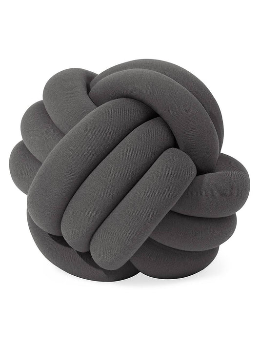 Hugget Large Knot Organic Cotton Pillow In Terrazzo