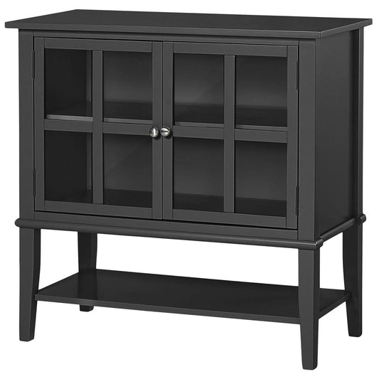 Home Cottage Hill 2-Door Storage Cabinet In Black 53258687