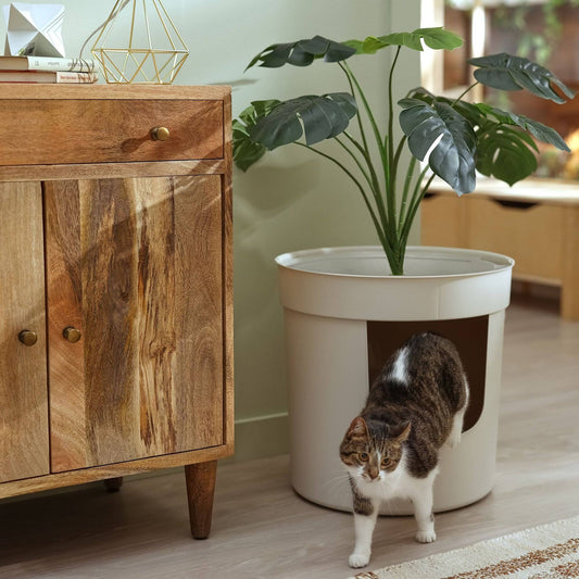 Hidden Planter Cat Litter Box, 16-In