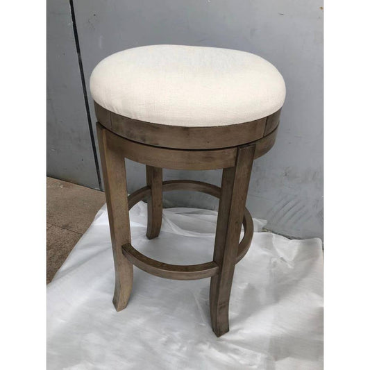 Hillburn Portabello Brown Backless Swivel Counter Stool