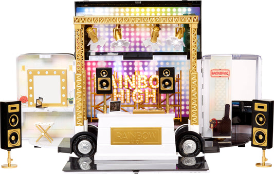 High Rainbow Vision World Tour Bus & Stage Playset