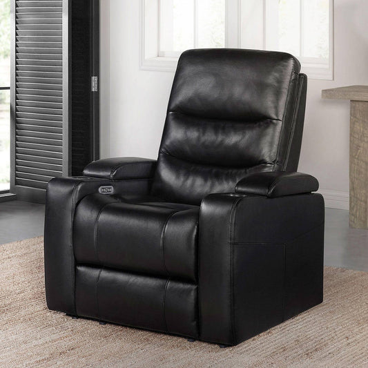 Home Theater Power Recliner, Black