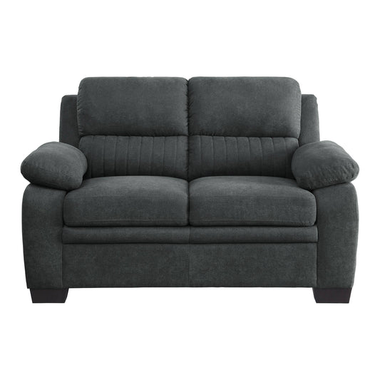 Holleman Dark Gray Loveseat