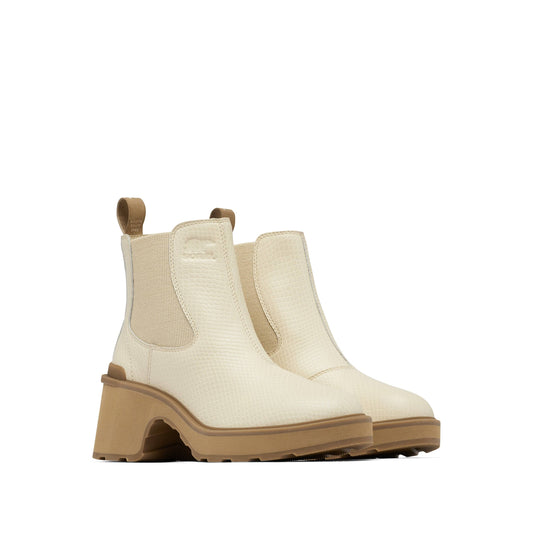 Hi-Line Heel Chelsea Boots 8 Chalk/Ceramic